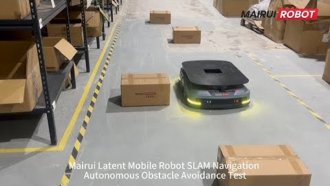 SLAM Navigation with Autonomous Obstacle Avoidance in Mairui AMR.