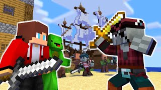 MAIZEN : Pirates vs MAIZEN - Minecraft Animation JJ & Mikey