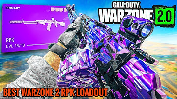 New *BEST* RPK build in WARZONE 2 ! (Best SETUP and Tuning RPK MW2!) WARZONE 2 RPK!