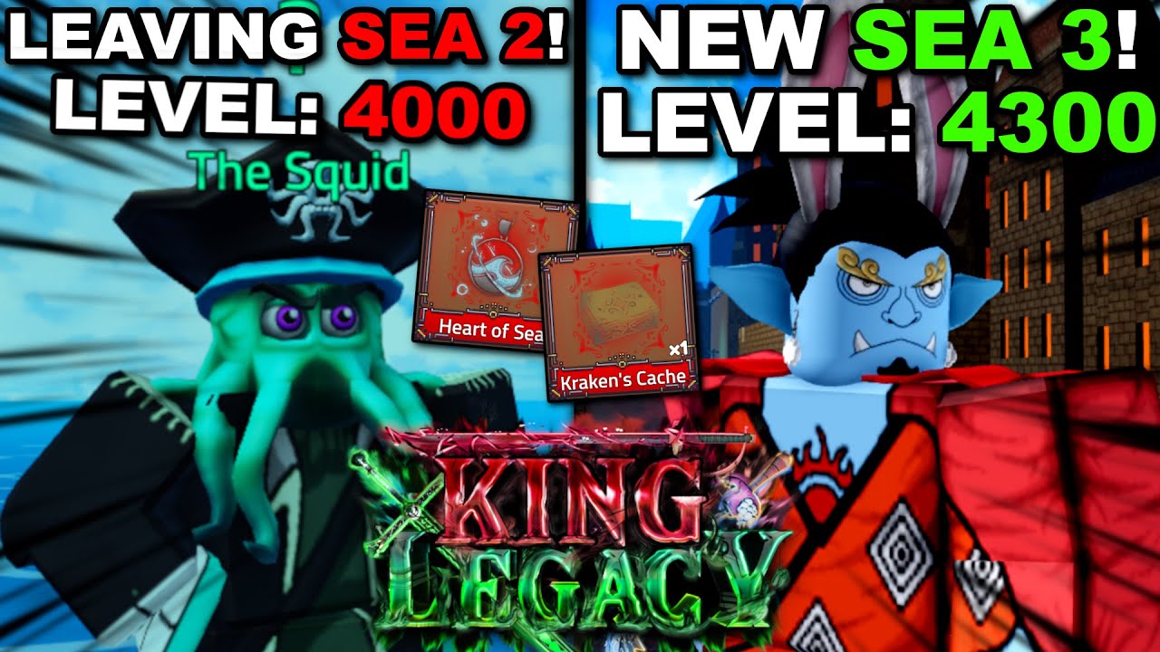 Defeating The Kraken & Unlocking Sea 3 In Roblox King Legacy