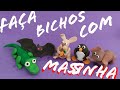 Faça Animais com Massa de Modelar - Como Fazer Bichinhos de Massinha - DIY