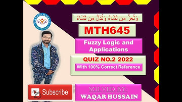 MTH645 quiz no 2 2022 solution by taleemi markaz