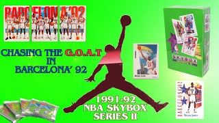 Chasing the G.O.A.T in BARCELONA 92🔥🔥1991-92 NBA Skybox Series II📈💎 by Kar_Break 129 views 2 weeks ago 7 minutes, 59 seconds