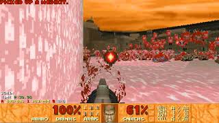 Doom II: Junkfood 3 - Map34: Down Strawberry Milk River - UV-Max in 3:42