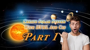 Create A Solar System With HTML And CSS#solarsystem#html#css#creative#suport#solar#vira#like#youtube
