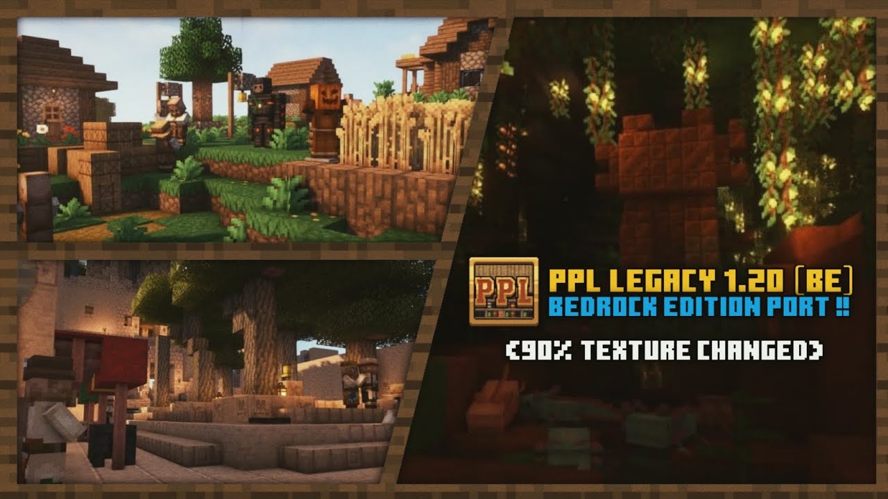 DOWNLOAD TEXTURE PACK MEDIEVAL TERBAIK COCOK UNTUK SURVIVAL - MCPE 1.20 ...