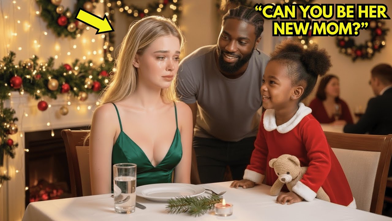 She Was Rejected On A Christmas Blind Date—Until A Black Single Dad Asked “Can You Be Her New Mom?”