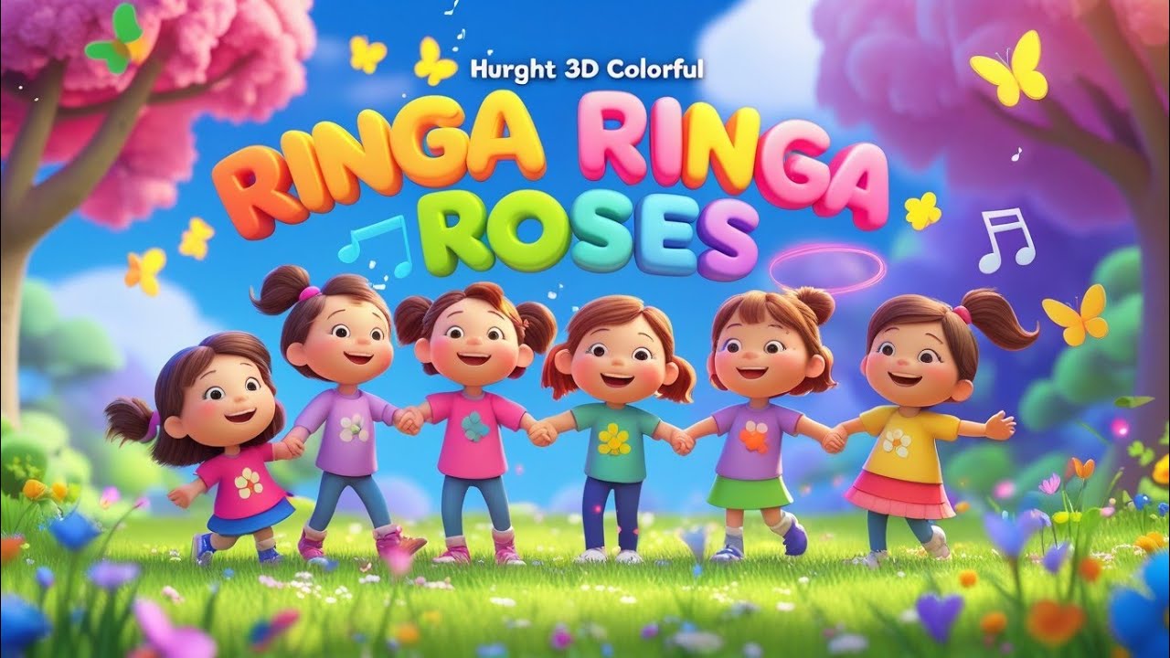 Ringa Ringa Roses | Nursery Rhyme for Kids | Popular Baby Song - YouTube