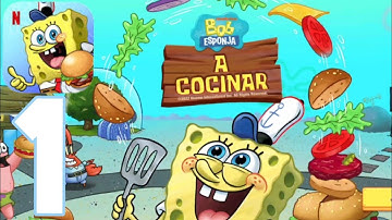 Spongebob: Get Cooking - Tutorial Gameplay Walkthrough Video Part 1 (iOS, Android)