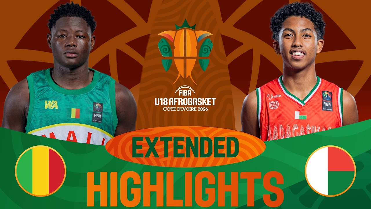 Mali 🇲🇱 v Madagascar 🇲🇬 | Extended Highlights | FIBA U18 AfroBasket 2026