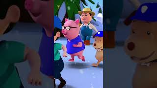 Christmas Everywhere Song #shorts #animals #christmas #kidssongs #kidsrhymes #kidstv #trending