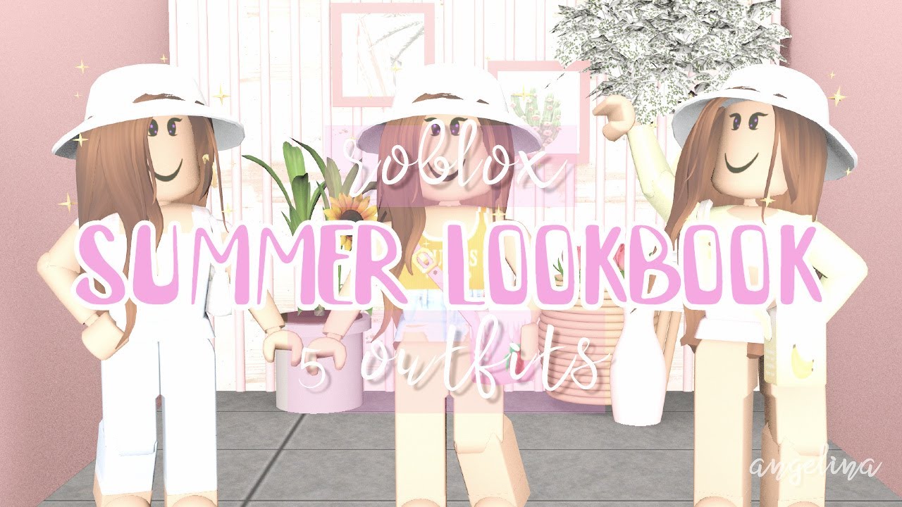 my roblox summer lookbook !! (5 outfits) - YouTube
