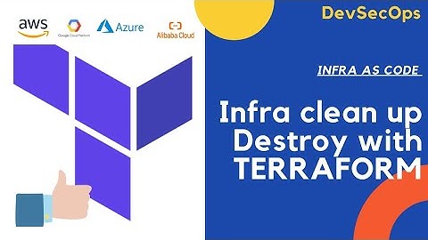 ♦ DELETE Infrastructure with TERRAFORM CLI ♦ | Terraform Destroy | IAC | Cloud