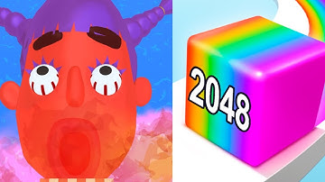 Sandwich runner vs Ballrun 2048 gameplay all levels android ios gaming #ballrun2048  #sandwichrunner