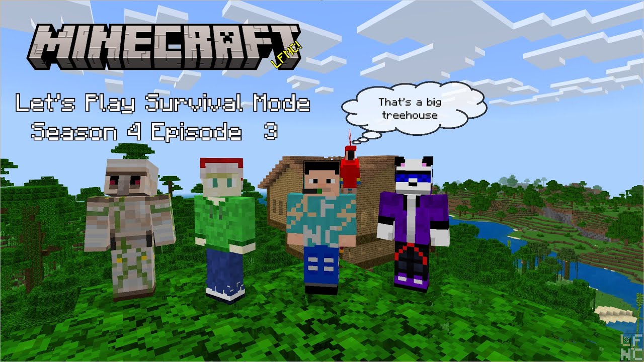 Minecraft Let's Play Survival Mode Season 4 Episode 3 - YouTube