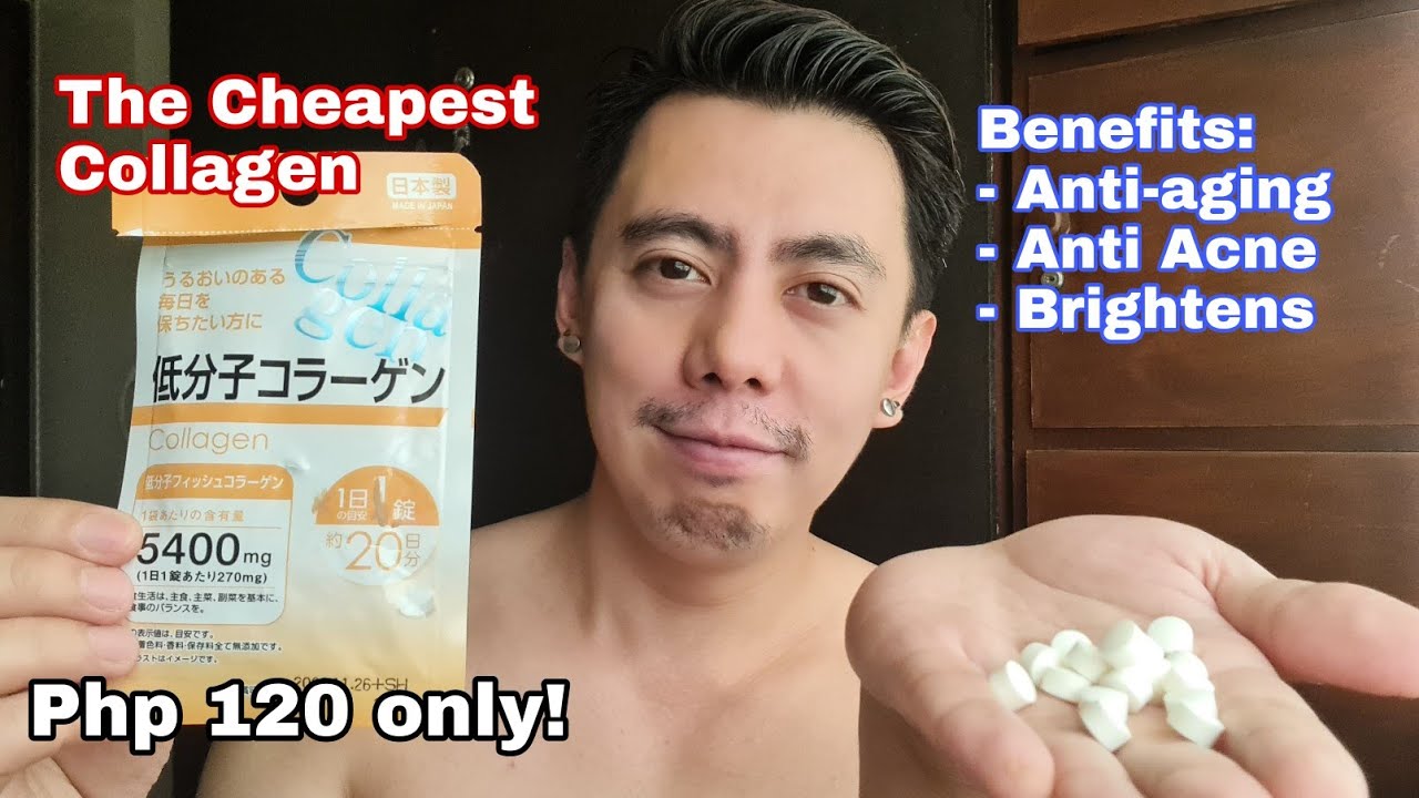 IN 1 WEEK | CHEAPEST DAISO LOW MOLECULAR COLLAGEN REVIEW FOR ACNE & WHITENING REVIEW @ PHP 120 ONLY!