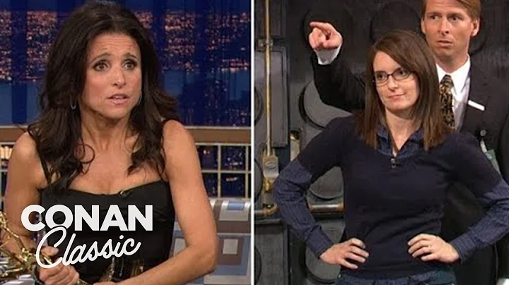 Julia Louis-Dreyfus Steals Tina Feys Emmy | Late N...