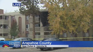 Firefighters rescue residents trapped by flames at apartment in unincorporated Arapahoe County