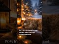 POV: It's Christmas Eve and you are finally relaxing. (當你需要放鬆的時候...)