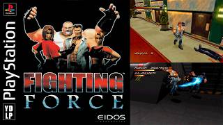 Fighting Force (PS1) - Hawk Full Game Longplay