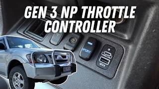 Pajero NP Throttle Controller Install + Test (Gen 3 NP 2004 - 2006)