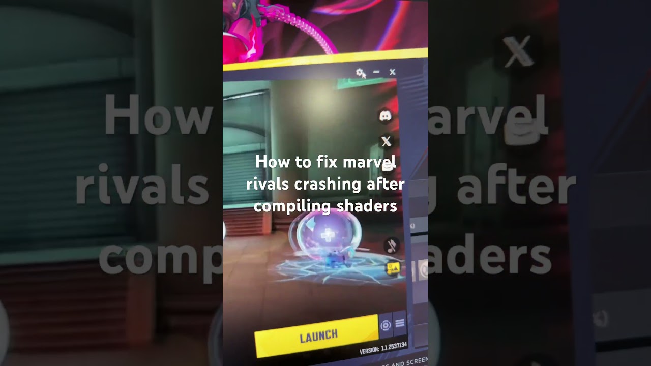 How to fix marvel rivals crashing after compiling shaders