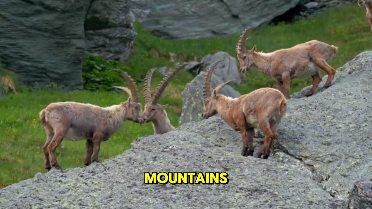 The Incredible Balance of the Alpine Ibex