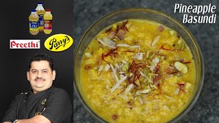 Venkatesh Bhat Makes Pineapple Basundi Pine Apple Basundi