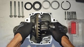 Mercedes ML W164 rear differential Diagnosing noise and clearing replace bearings