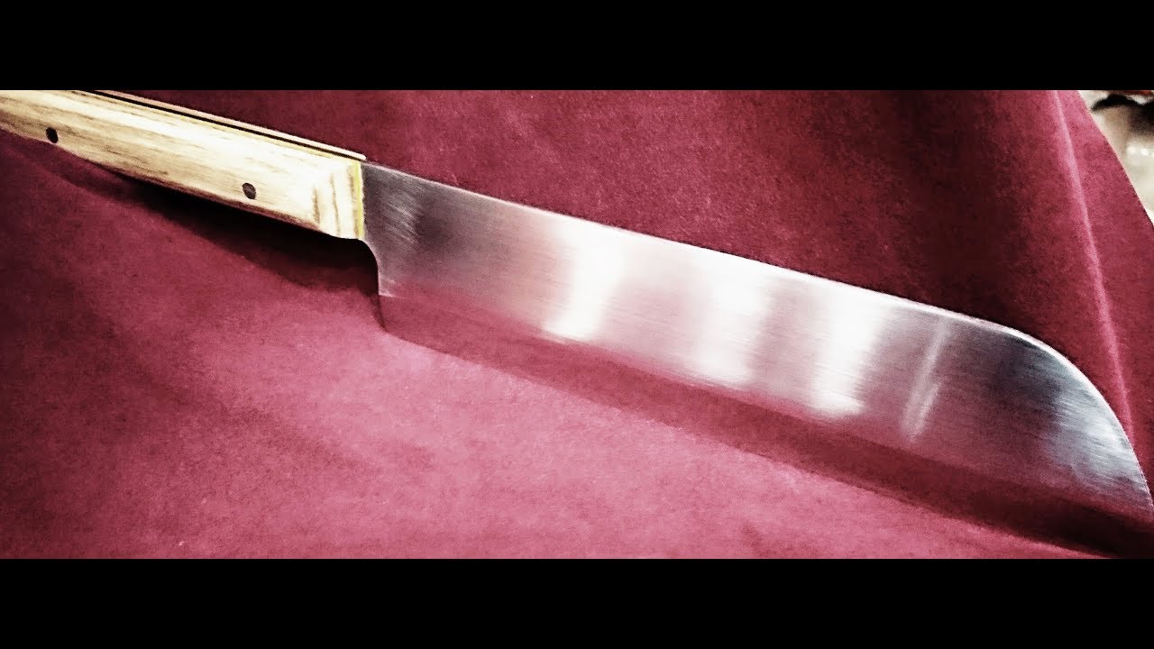 making SANTOKU kitchen knife YouTube