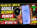 Realme C51,Note50 Factory Reset &amp; Frp Remove 2026 | Frp Unlock Android 15/16 Without PC 