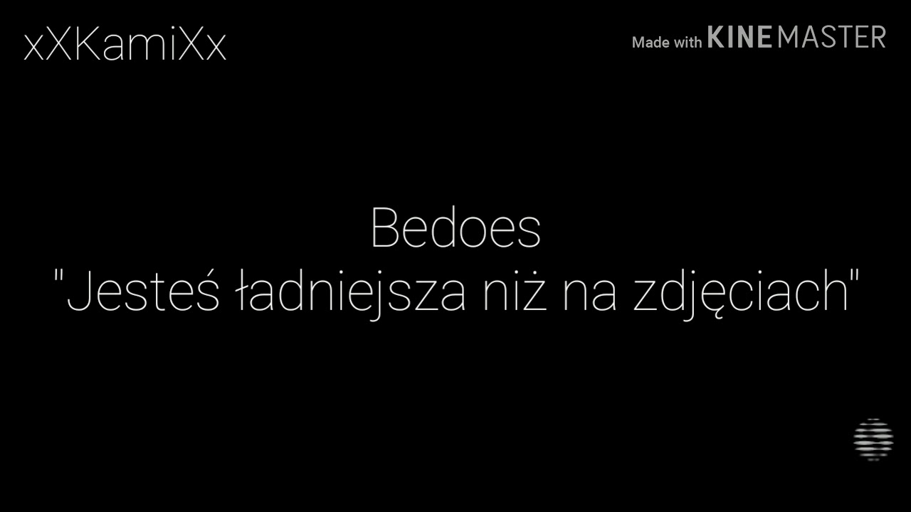 Bedoes Jesteś ładniejsza Niż Na Zdjęciach Bluza Bedoes & Lanek | Jesteś ładniejsza niż na zdjęciach | tekst | bez