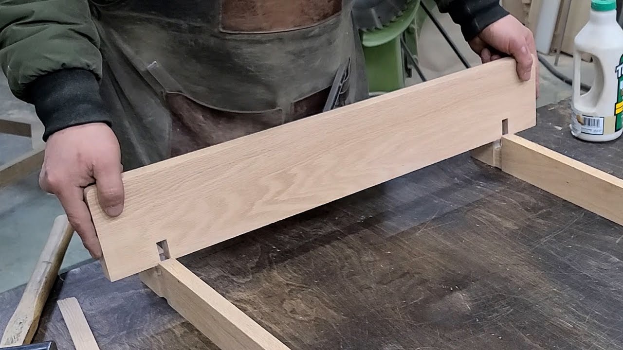 [Woodworking] Making a mirror/ woodworking joints