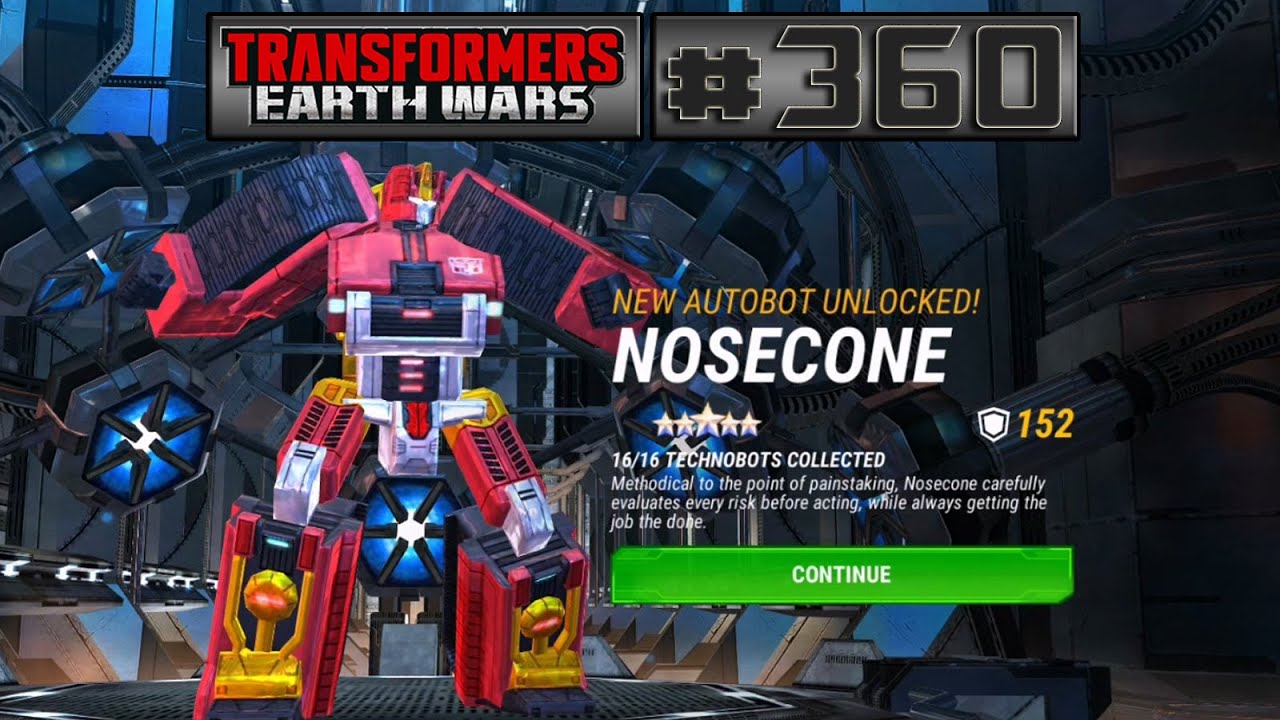 Transformers Earth Wars Episode 360 s Of Deceit + 5 Star Nosecone