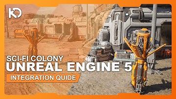 Sci-Fi Colony - Integration with Sci-Fi Jungle - Unreal Engine 5 #GameDev #UE5