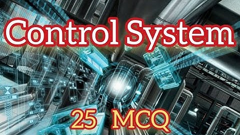 25 MCQ On Control System