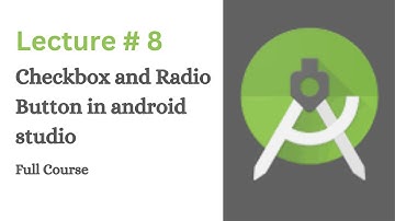 Radio Button and CheckBox in Android Studio | Lecture # 8 | Coding With Nida