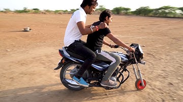 We Try Mini Tyre In Our Bike