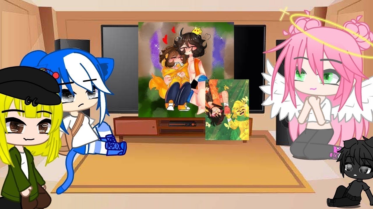 ✨⭐ Roberta, Robin, Willy y Akela reacciónan a mikellino||parte 5|| 5/10