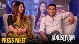 UNCUT - Adrishyam - The Invisible Heroes Show Launch | Divyanka Tripathi, Eijaz Khan | Press Meet