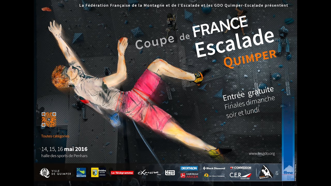 LIVE Coupe de France Escalade Difficulté Quimper YouTube