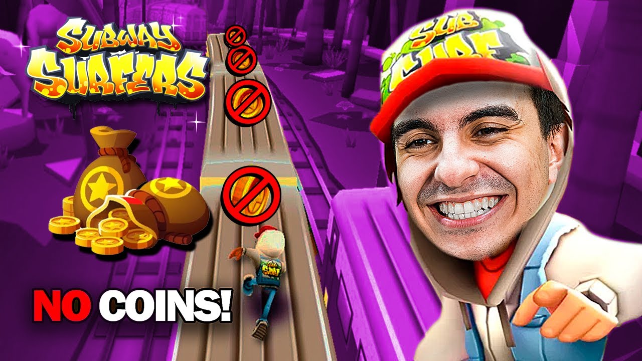 qual a pontuação máxima de vcs sem pegar moeda?#subwaysurfers