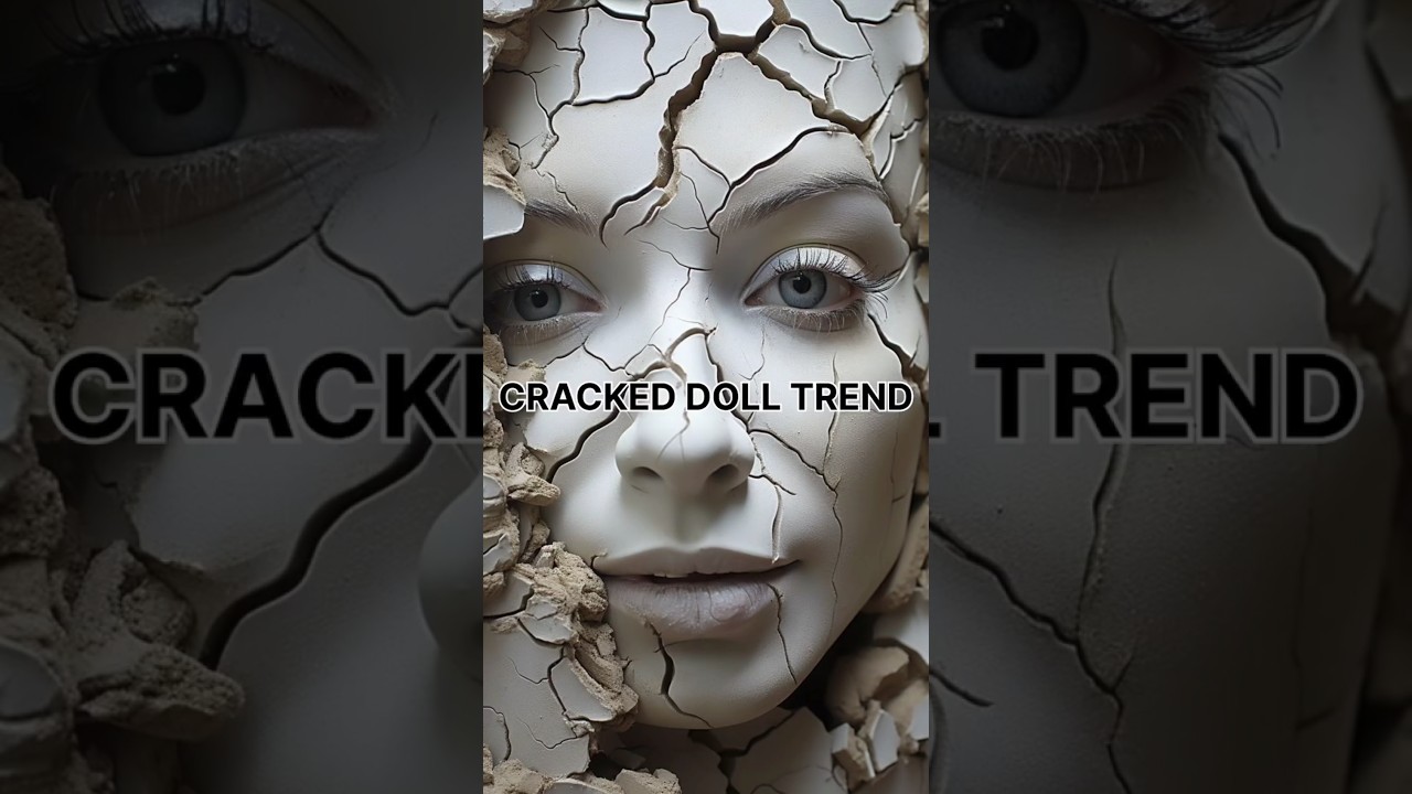 Crack doll trend 🤝 SODA entering spooky season 👻 