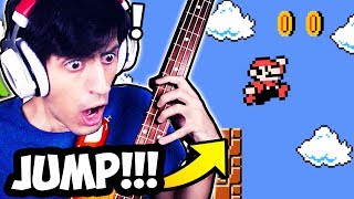 I Beat Super Mario Using ONLY a Bass