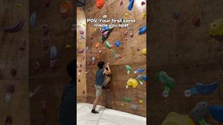 My First Boulder Send Made Me Split Recently Got Into Bouldering With My Girlfriend
