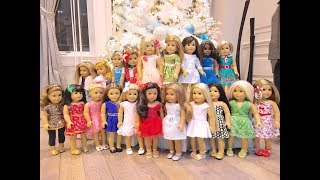 Dressing My American Girl Dolls for Christmas ~ 2017