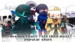 Sans Aus react/rate their ships [Sans Aus / Undertale Aus]