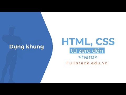 Dựng khung web