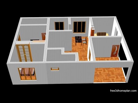 beautiful-small-house-plan-10-x-12m-2-bedroom-with-car-parking-2020