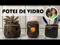 DIY - REAPROVEITANDO OS POTES DE VIDROS - VEJA QUE IDEIA LEGAL COM BISCUIT - 3 UTILIDADES